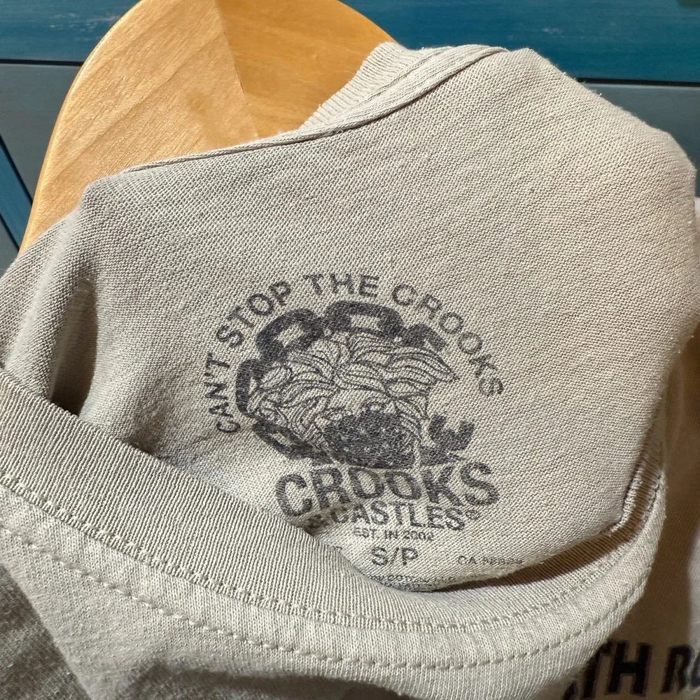Crooks & Castles Tan Graphic Tee - Picture 2 of 3